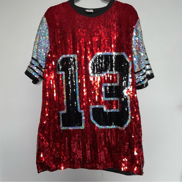 kara chic by NF Tops - Kara Chic by NF AKA 13 Sequin Jersey  one size fits most